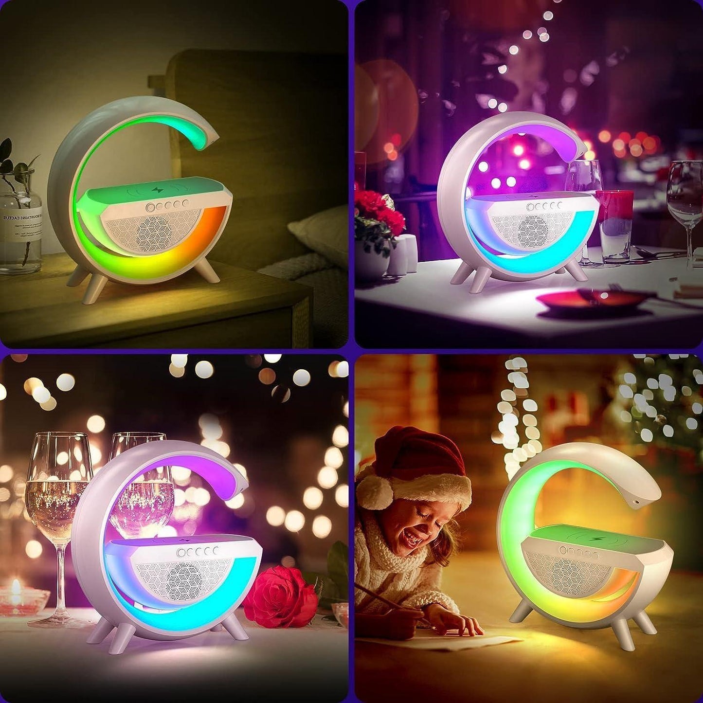 Atmosphere Lamp with Bluetooth Speaker